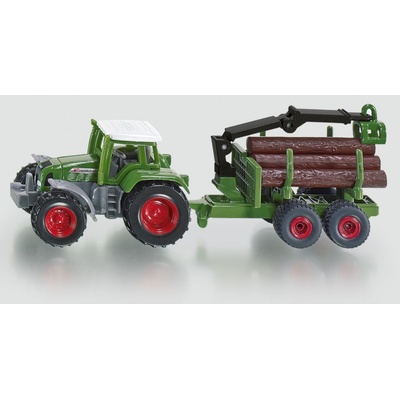 Siku Blister Traktor Fendt s prívesom na guľatinu 1:87