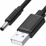 Unitek Cable USB Unitek USB-A - DC 3.5 mm 1.5 m Black (Y-C495BK)