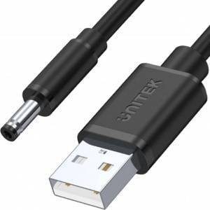 Unitek Cable USB Unitek USB-A - DC 3.5 mm 1.5 m Black (Y-C495BK)