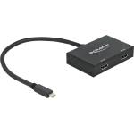 Delock mini DisplayPort > 2 x DisplayPort (87695)