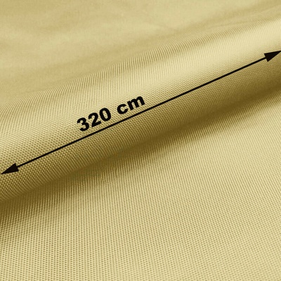 Nepremokavá látka Oxford Teflon, šírka 320 cm, Béžová