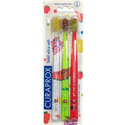 Curaprox zubná kefka 5460 Summer Fish Veľmi jemný 3 ks