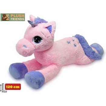 Mikro Plush Friends плюшен еднорог 120см лежащ