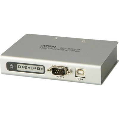 ATEN 4-портов хъб aten uc2324, usb към rs-232 (uc2324-at)