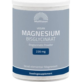Mattisson Healthstyle Vegan Magnesium Bisglycinate, 220 mg, 250 g, Mattisson Healthstyle (MT2329)
