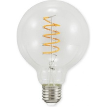 Koloreno LED žárovka E27 4W G95 Filament Retro Crystal Teplá bílá 2200K