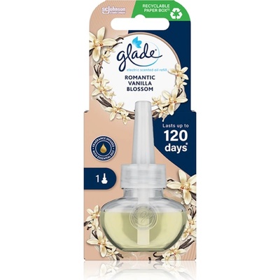 Glade Romantic Vanilla Blossom пълнител за електрически дифузер 20ml