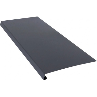 PorTec Odkvapový plech 17 cm 3 m pozink RAL 7016 antracit matná