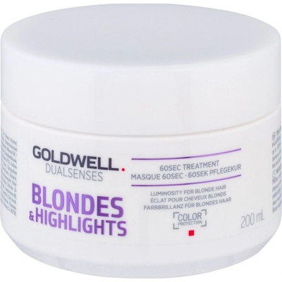 Goldwell Dualsenses Blondes & Highlights maska pre melírované vlasy 60sec Treatment for Blonde & Hightlighted Hair 200 ml