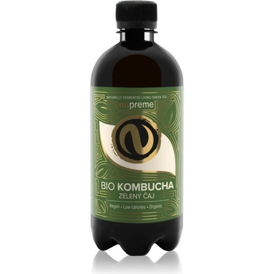 Nupreme Kombucha bio probiotický nápoj Green Tea 400 ml