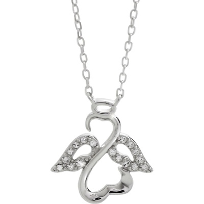 JSB Bijoux Anděl se Swarovski Crystals 92300406rh (Ag925/1000, 2 g)