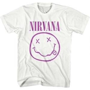Nirvana Purple Happy Face White L Риза (NIRVTS34MW03)