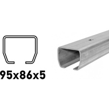 CAIS C-profil 95x86x5mm s dierami na priskrutkovanie, Zn, STAGE MZ 2 m (CAIS-STAGE-MZ-2)