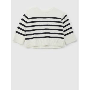 GAP Baby раиран суитшърт GAP GAP | Byal | Момичешки | 104