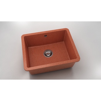 Image 1 of FAT Мивка за долно вграждане Vanguard 221, Granicite, 239 Dark selmon, с включен сифон