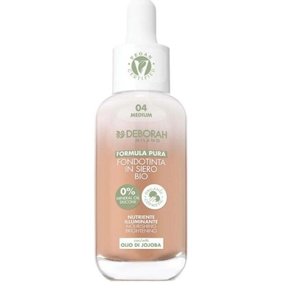 Deborah Milano Formula Pura make-up sérum Organic serum 04 Medium 30 ml
