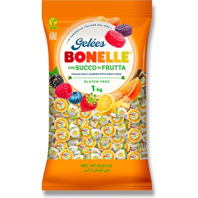 Bonelle Limone Zenzero želé ovocné bonbony Citron a zázvor 1 kg