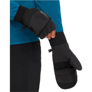 Mammut Ръкавици Mammut Shelter Softshell Convertible Mitten Gloves - Black - размер 5 (EU) (202-7934-0111)