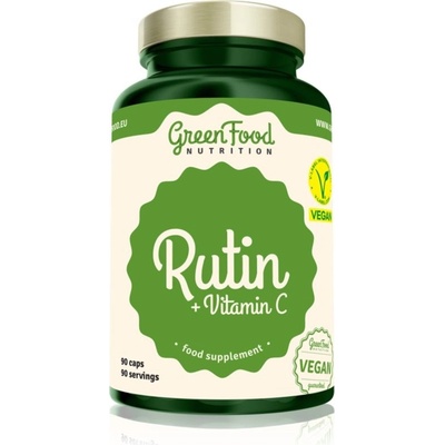 GreenFood Nutrition Rutin + Vitamin C kapsuly s vitamínom C 116 g