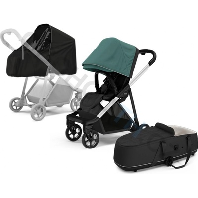 Thule Thule Shine Mallard Green on Aluminum 2023 + vanička + ochrana proti slnku/dažďu