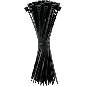 Garden Line Кабелни връзки 3, 6x200мм черни, комплект 100бр 80423 (LAR3838)