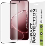 Techsuit Протектор за Oppo A6 Pro 4G / A6 Pro 5G - Techsuit - 111D Пълно покритие / Пълно лепило от стъкло - Черен