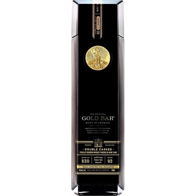 Gold Bar Double Cask Straight Bourbon Whiskey 46% 0,75 l (holá láhev)