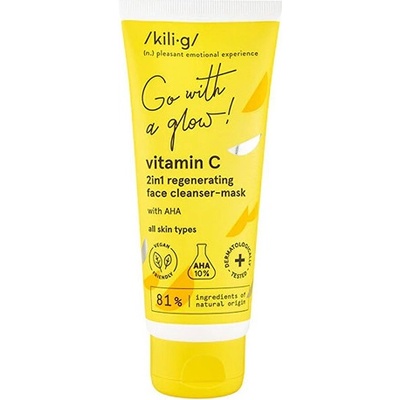Kili·G Vitamín C Regenerating Face Cleanser Mask 2 in 1 75 ml