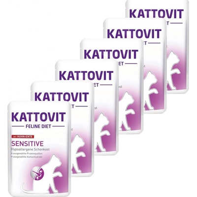 Kattovit Sensitive kura kačka 6 x 85 g