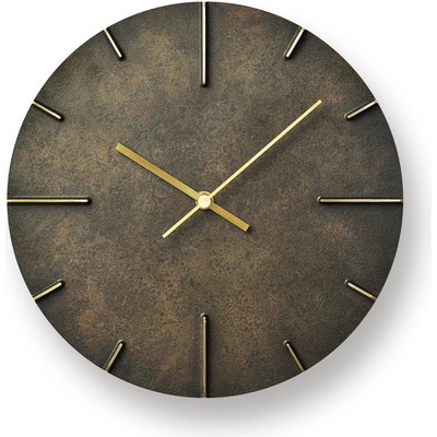 Lemnos Стенен часовник Quaint тъмнокафяв (AZ15-06 BK)