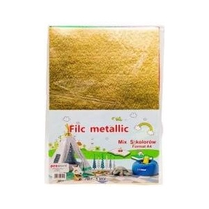 Penword Decorative felt A4 metallic mix of colors