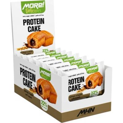 MHN | More Healthy Nutrition Protein Cake with Zero Added Sugar | 22% High Protein [16 x 40 грама] Какао