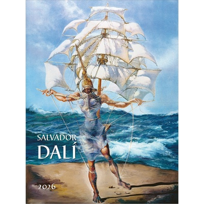 Salvador Dalí nástěnný 42 x 56 cm 2026 – Zboží Dáma