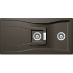 SCHOCK МИВКА SCHOCK WATERFALL D150 (WATERFALL D150 Carbonium) Мивка за вграждане