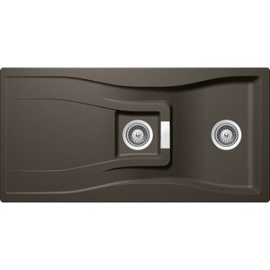 SCHOCK МИВКА SCHOCK WATERFALL D150 (WATERFALL D150 Carbonium) Мивка за вграждане
