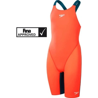 Speedo Závodní plavky kombinéza Fastskin Endurance+ Max oranžové – Zboží Mobilmania