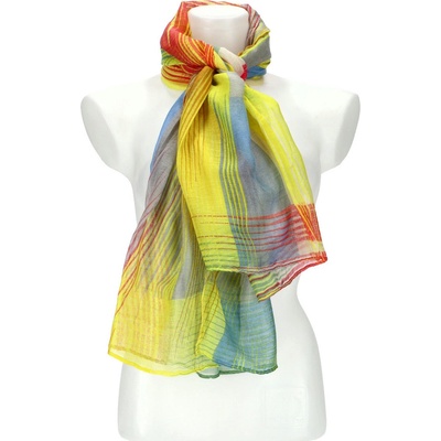 Cashmere letná šatka žltá