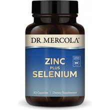 Dr. Mercola Zinok 15 mg + selén 200 mcg 30 kapsúl