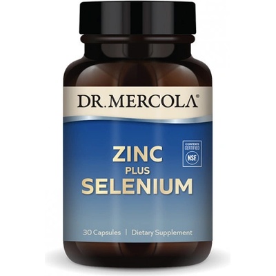 Dr. Mercola Zinok 15 mg + selén 200 mcg 30 kapsúl