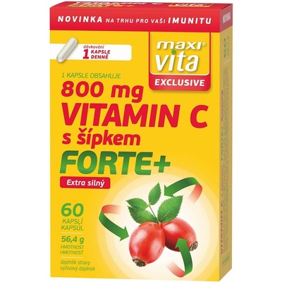 MaxiVita Exclusive Vitamin C 800 mg 60 kapsúl