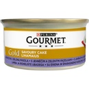 Krmivo pre mačky Gourmet Gold Savoury Cake s jehněčím a zelenými fazolkami 24 x 85 g