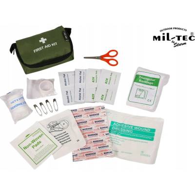 Mil-Tec Lékárnička s vybavením MALÁ olivová
