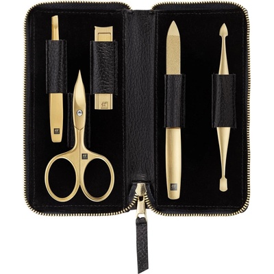 Zwilling BT Premium Gold Dámska kožená manikúra č.97748 čierna