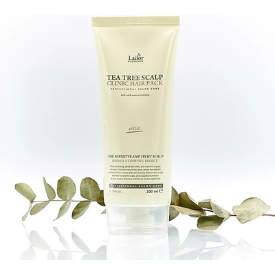 La'dor Maska z čajovníka na pokožku hlavy Tea Tree Scalp Clinic Hair Pack 200 ml