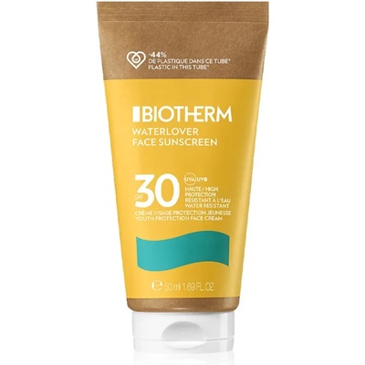 Biotherm Waterlover Face Sunscreen защитен крем за лице против стареене за нетолерантна кожа SPF 30 50ml