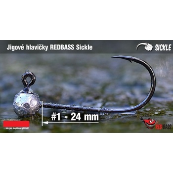 RedBass Jigová hlava Sickle vel.1 1,5g