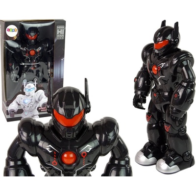 LEAN TOYS Interaktívny robot čierny