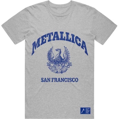 Metallica College Crest Grey S Риза (METTS44MG01)