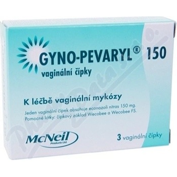 Gyno-Pevaryl 150 vaginálne guľôčky glo.vag.3 x 150 mg