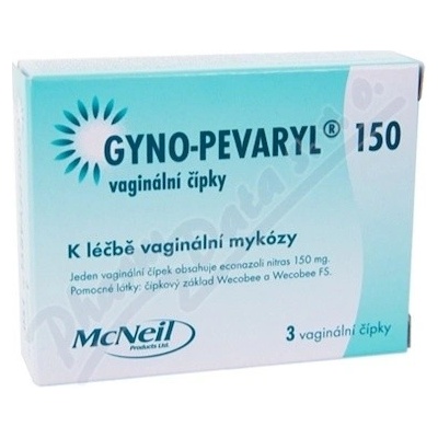 Gyno-Pevaryl 150 vaginálne guľôčky glo.vag.3 x 150 mg